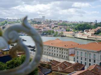 Porto Blick vom Garten Villa