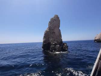 Calanques de Cassis vom Wasser aus