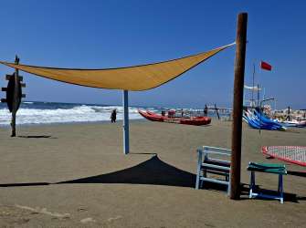 Strand von Viareggio