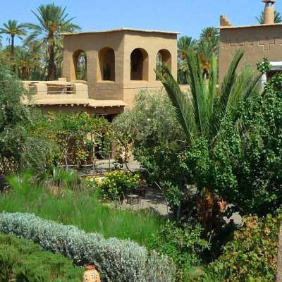 inmitten eines üppigen Gartens: Kasbah in Skoura