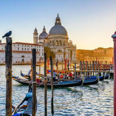 Goldene Stunde in Venedig