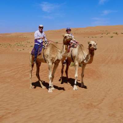 Kamelreiten in Wahiba Sands