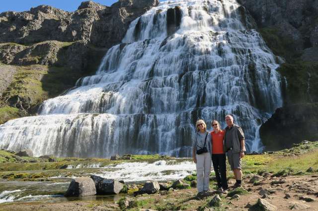 Westfjorde:am Dynjandi Foss