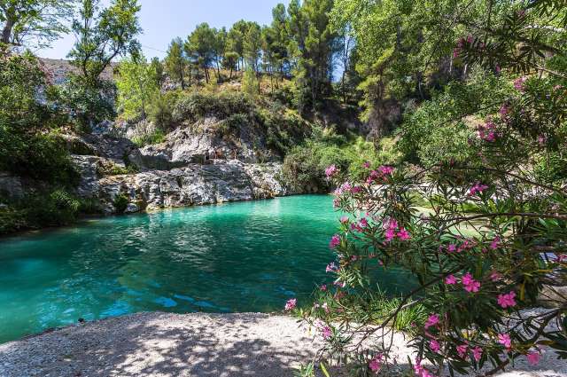 Baden in Wildbächen: Sierra Mariola