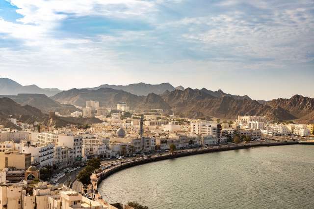 moderne Hauptstadt am Golf von Oman: Muscat