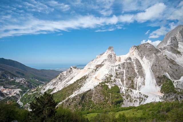 Heimat des berühmten Marmors: Carrara