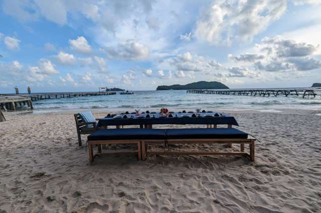 Abendessen auf der Insel May Rut Trong