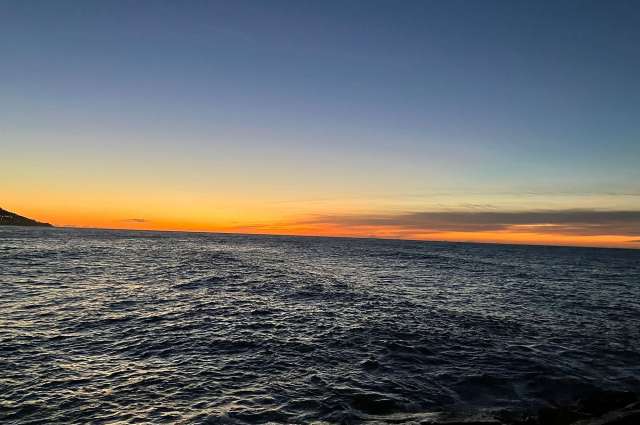 Sonnenaufgang in Sanremo