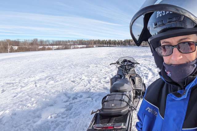außergewöhnliches Erlebnis: Schneemobil-Fahrt
