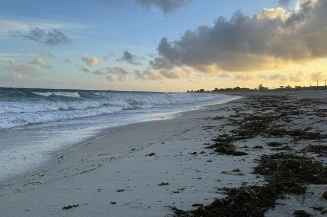 im Département Finistère: Strand in der Nähe von Tréffiagat