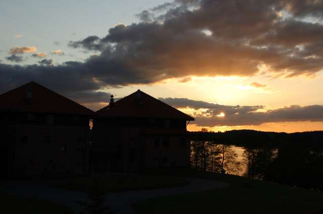 Sonnenuntergang am Laschmiedensee