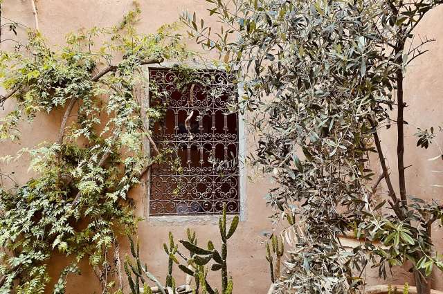 Detail eines Wohnhauses in Marrakesch – ©Kerstin Pesch