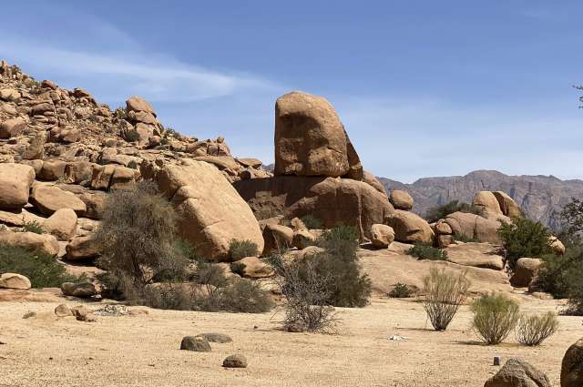 bizarre Felsformationen im südlichen Marokko – ©Kerstin Pesch