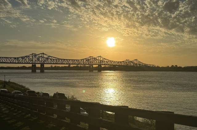 Sonnenuntergang in Natchez