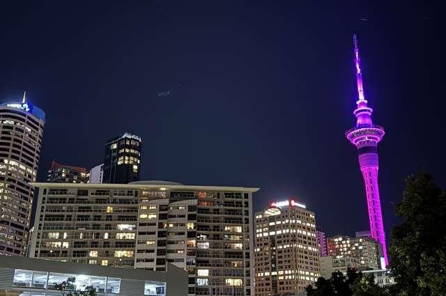 Auckland bei Nacht