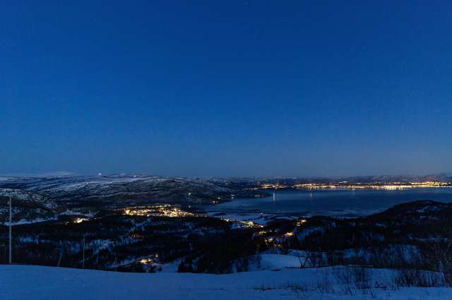 Abendlicher Blick auf Alta