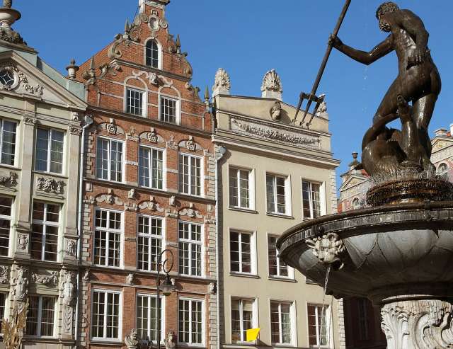 Neptunbrunnen in Danzig