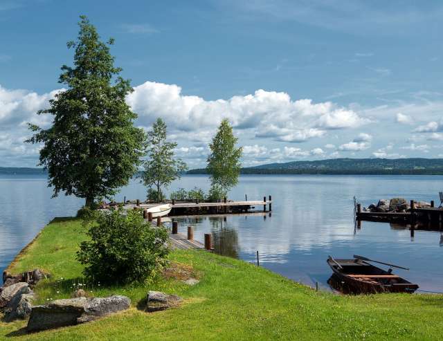 Wandern, Angeln, Bootfahren: Siljansee