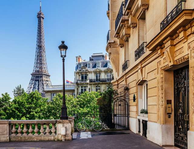 Blick auf den Eiffelturm