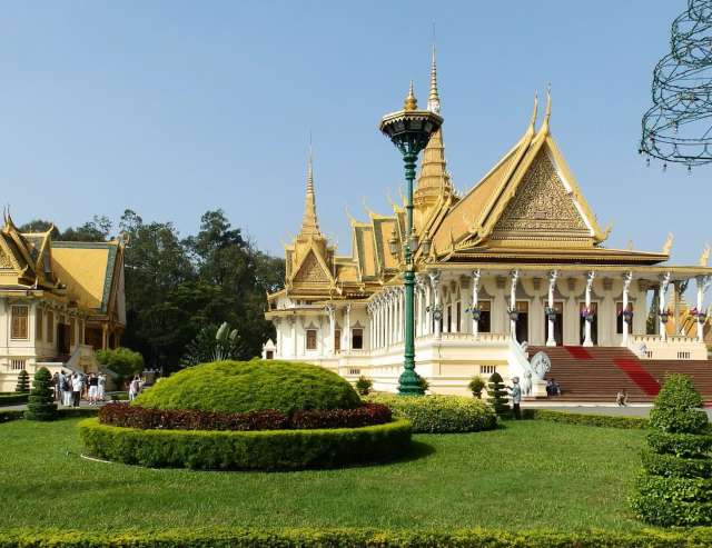 Phnom Penh Königspalast: Reisefoto von