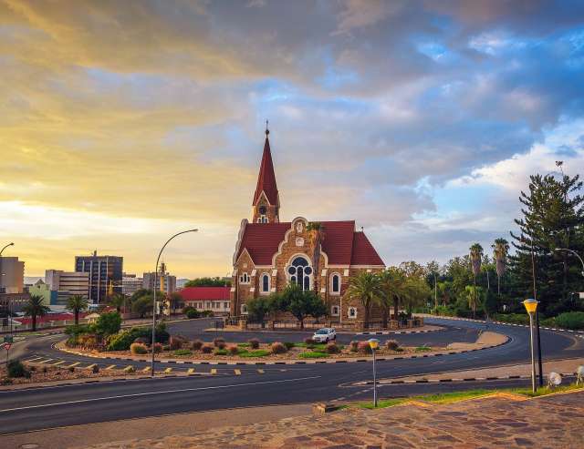 im Zentrum von Windhoek: Christuskirche von 1910