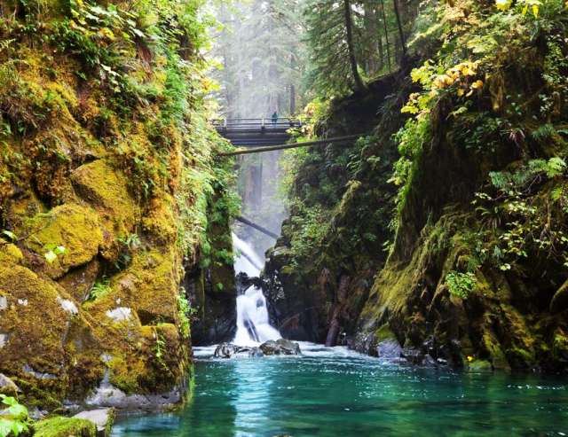 Sol Duc Waterfall im Olympic National Park