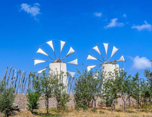 Traditionelle Windmühlen, Kreta