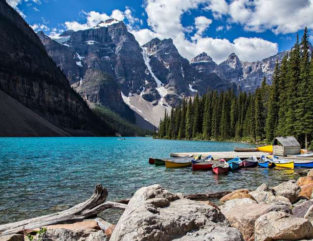 über 20 schneebedeckte Dreitausender: Banff Nationalpark