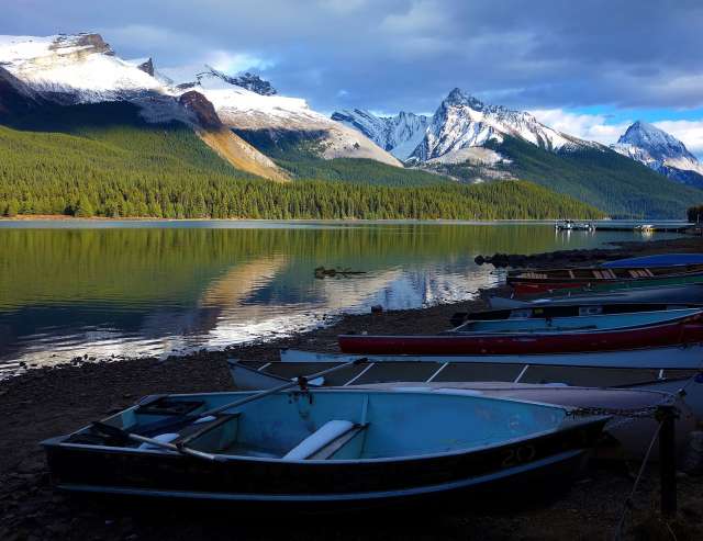 Maligne Lake im Jasper Park