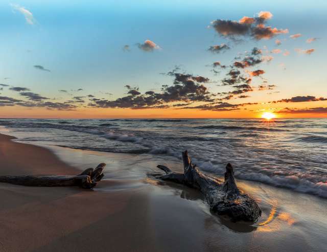 so groß wie Bayern: Lake Huron mit Bruce-Halbinsel
