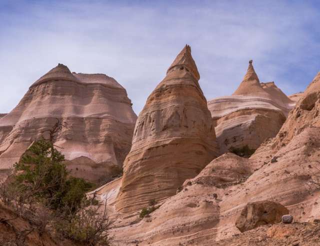 sensationelle Landschaften: Tent Rocks in New Mexico