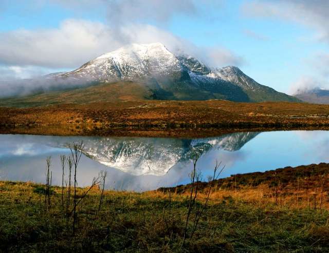 baumlose Weiten: schottische Highlands