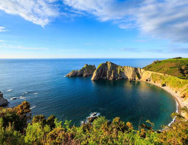 Grün ist die Farbe Asturiens.