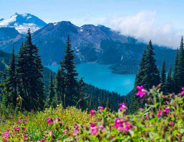 Lake Garibaldi in den Coast Mountains