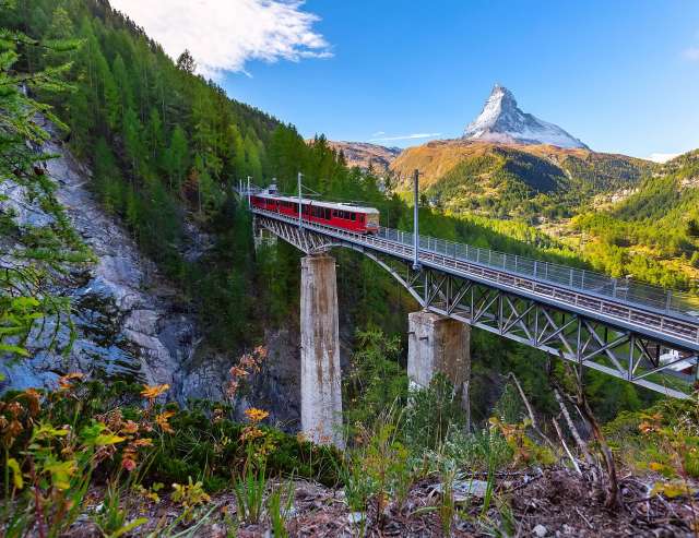 Schweizer Panorama mit dem Zug entdecken