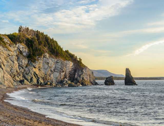 Cape Breton: schroffes Seeufer
