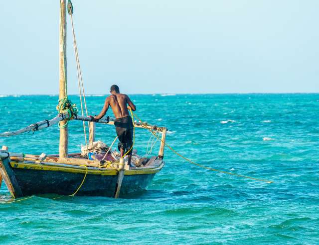Fischer auf Sansibar