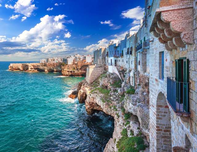 Idyllische Küste der Adria: Apulien