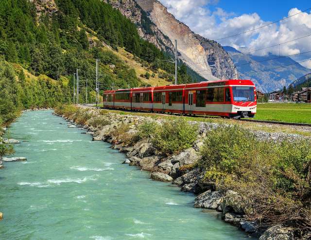 Zugreise durch die Schweiz