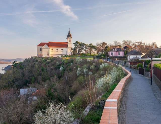 Halbinsel Tihany: Aussicht im Frühling