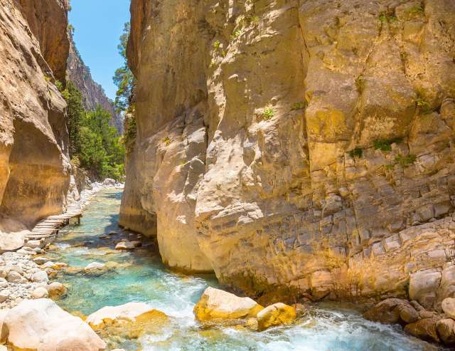 unterwegs in der Samaria-Schlucht