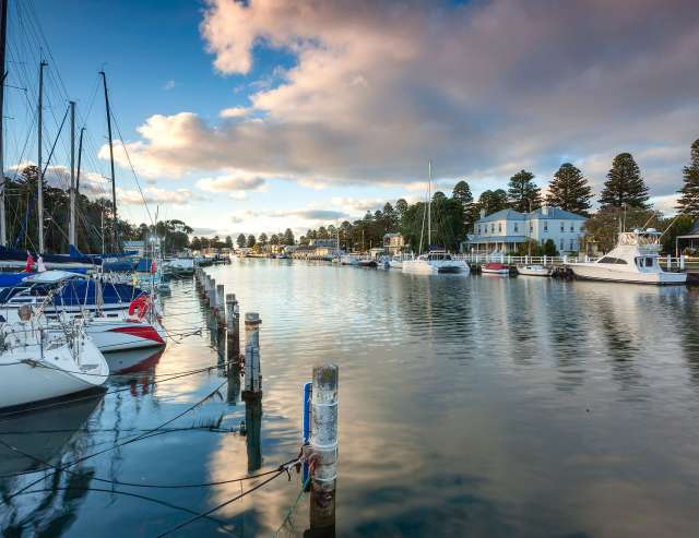 Hafen von Port Fairy