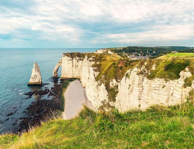 Normandie: Weiße Kreidefelsen von Etretat