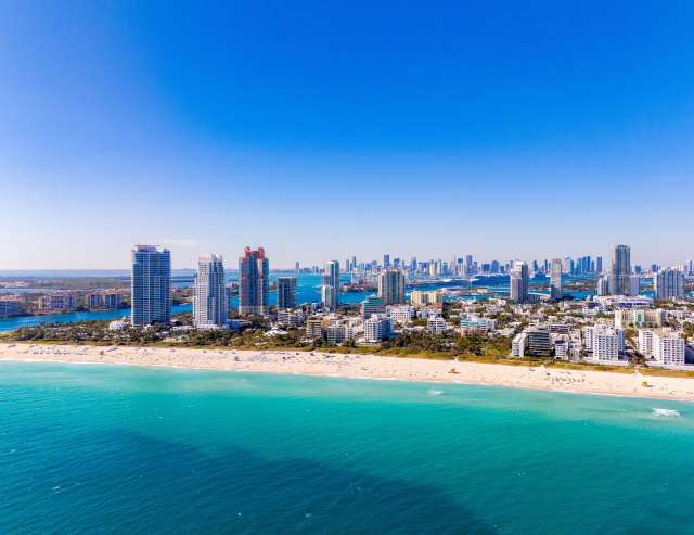 Miami Beach in Florida