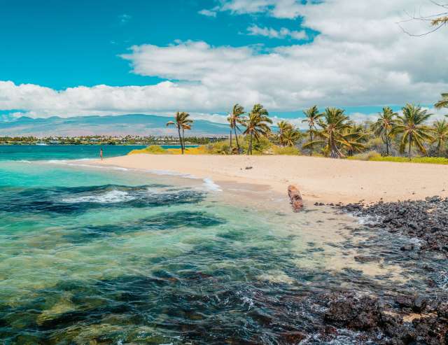 Bucht in Waikoloa, Big Island