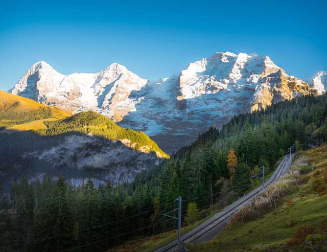 Eiger, Mönch und Jungfrau im Berner Oberland