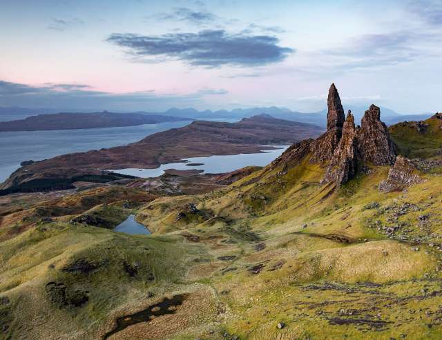 Bizarre Felsnadeln: Old Man of Storr