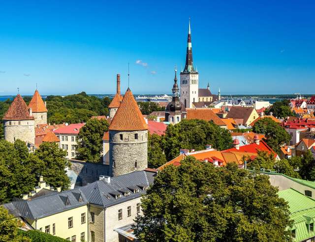 mittelalterliche Silhouette: Tallinn