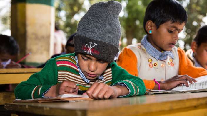 Schulkinder in einer Dorfschule – ©Reisefoto von Erika Pinzl