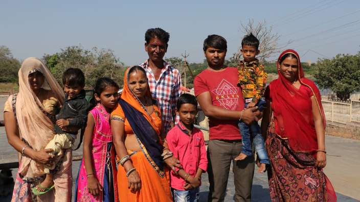 Indische Großfamilie